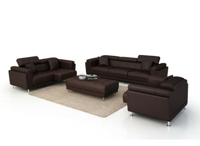 Design Kanapy Sofy Podkładka 311 miejsce do siedzenia Zestaw sofowy Zestaw Skóra Sofa