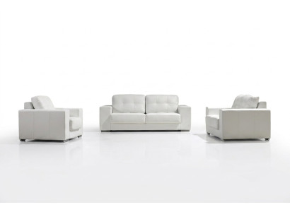 Zestaw sofowy Design Kanapy Sofy 311 miejsca do siedzenia Zestaw Skóra Sofa Obcios