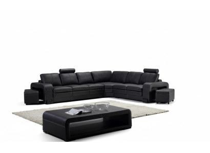 Designerska Sofa Kanapa Narożnikowa kanapa z Stołek Podkładka Ustawić Żywy krajobraz