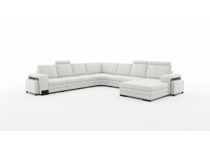 Pokój dzienny Siedziba Ustaw Sofa Podkładka Zestaw Żywy krajobraz Sofa + 2x Stołek