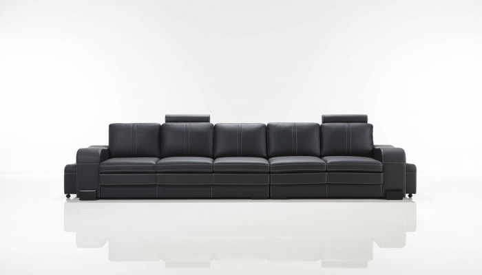 Design Podkładka Luxury Siedziba Sofa Kanapa Skóra Włókienniczy Sofa 5 miejsce do siedzenia Pięcioosobowa xlmeble