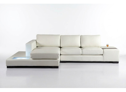Narożnik Zestaw narożny Sofa w kształcie litery L Narożnikowa kanapa Ustawić Podkładkę Żywy krajobraz