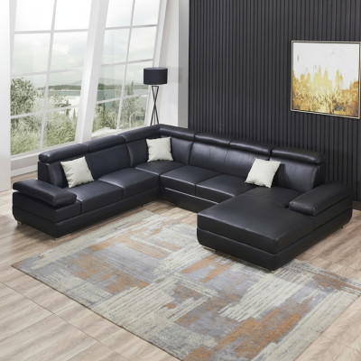Nowoczesny zestaw sof narożny U Shape Podkładka Narożnik Kanapa Designer Siedziba Meble Kanapy
