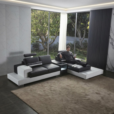 Żywy krajobraz Narożnikowa kanapa Sofa Couch Podkładka Skóra Narożnik Sofy Ustawić