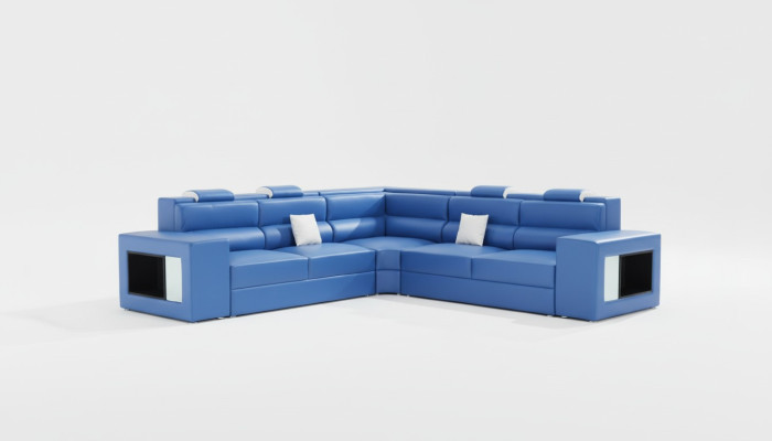 Ustawić Podkładkę Narożnik Couch Design Couch Luksusowe kanapy Skóra Nowa Sofa Siedziba Narożnik
