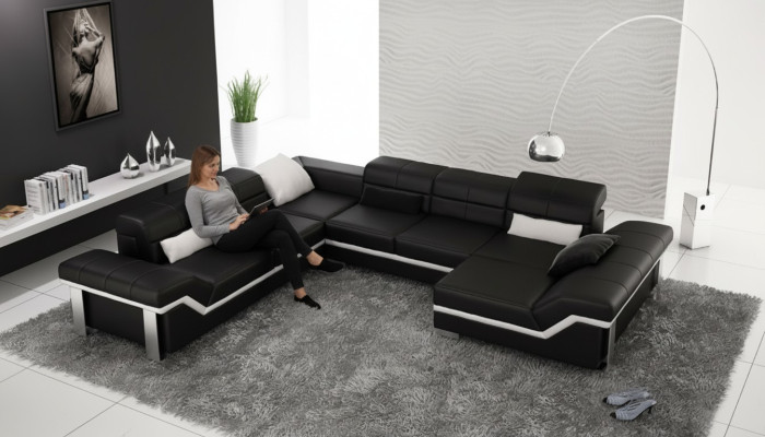 Narożnik Kanapa Designer Siedziba Meble Kanapy Nowoczesna Sofa Zestaw narożny Podkładka w kształcie litery U