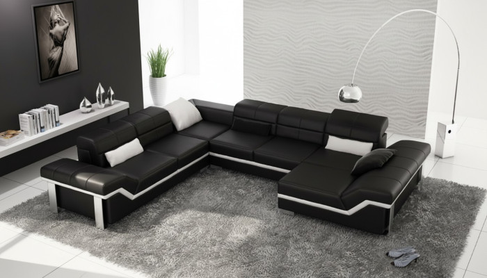 Narożnik Kanapa Designer Siedziba Meble Kanapy Nowoczesna Sofa Zestaw narożny Podkładka w kształcie litery U