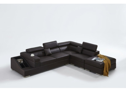 Nowoczesny zestaw sof narożny L Shape Podkładka Narożnik Couch Designer Siedziba Meble