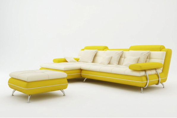 Ustawić L Shape Ekskluzywna Sofa do Salonu Sofa Plakatowa Kanapy