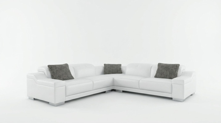 Narożnikowa kanapa Sofa Kanapa Podkładka Żywy krajobraz Skóra Narożnik Deko Sofy Ustawić