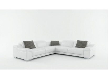 Narożnikowa kanapa Sofa Kanapa Podkładka Żywy krajobraz Skóra Narożnik Deko Sofy Ustawić