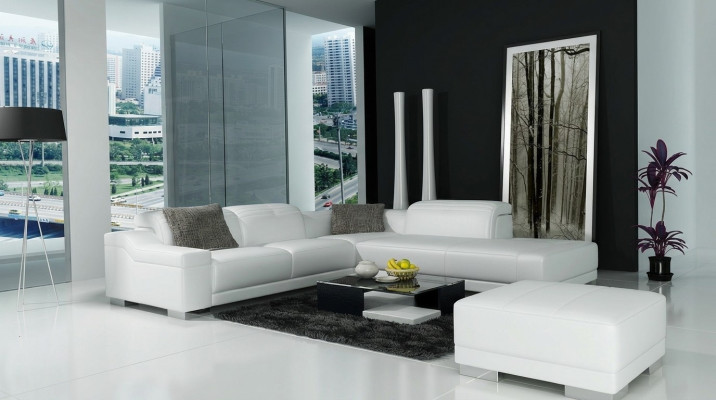 Designerska Sofa Ustawić Kanapa Narożnikowa kanapa z Stołek Żywy krajobraz Podkładka