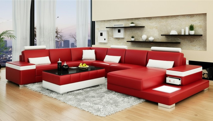 Designerska Sofa Kanapa Narożnikowa kanapa Luksusowa Podkładka Ustaw Żywy krajobraz Kształt U New