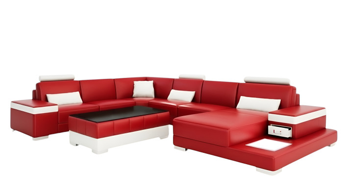 Designerska Sofa Kanapa Narożnikowa kanapa Luksusowa Podkładka Ustaw Żywy krajobraz Kształt U New