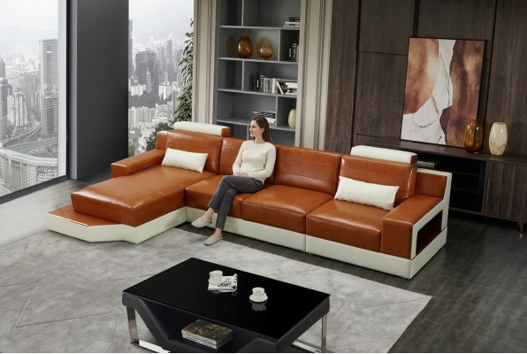 Ustawić Sofę w kształcie litery L Żywy krajobraz Exclusive Living Room