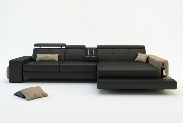 Ustawić Designerska Sofa Kanapa Narożnikowa kanapa z Stołek Żywy krajobraz Podkładka