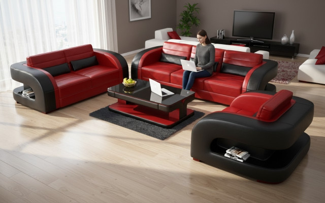 Zestaw sofowy 3+2+1 miejsce do siedzenia Zestaw Sofa o nowoczesnym designie Podkładka Kanapy Kanapa