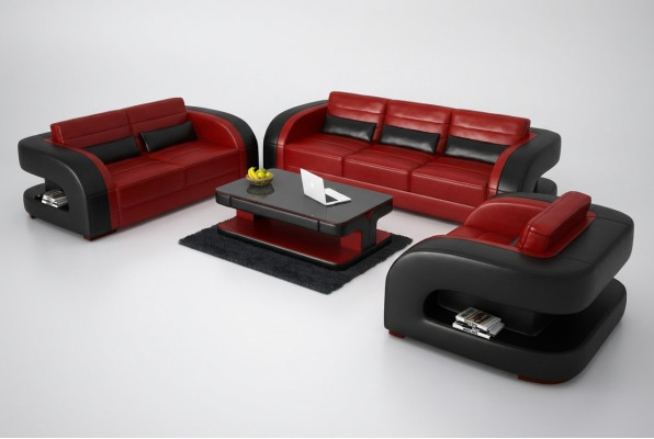 Sofa Zestaw sofowy 3+1+1 miejsce do siedzenia Zestaw Design Podkładka Kanapy Kanapa Modern