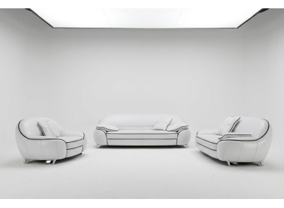 Skórzana sofa Couch Zestaw sofowy 3+2 miejsce do siedzenia Obcios Design Modern Sofa