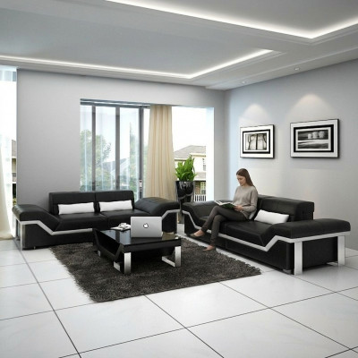 Zestaw sofowy 3+3 miejsce do siedzenia Zestaw Design Sofa Podkładka Kanapy Kanapa Modern