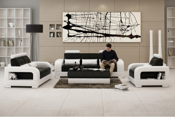 Zestaw sofowy 3+2 miejsce do siedzenia Zestaw Design Sofa Podkładka Kanapy Kanapa Modern