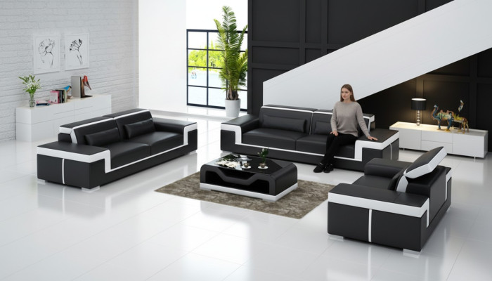 Podkładka Couchen Couch Modern Luxury Zestaw sofowy 3+2+1 miejsce do siedzenia Zestaw Design Sofa Nowość