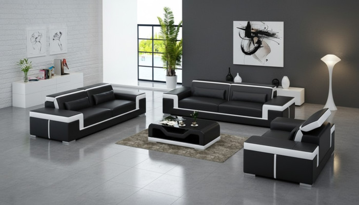 Podkładka Couchen Couch Modern Luxury Zestaw sofowy 3+2+1 miejsce do siedzenia Zestaw Design Sofa Nowość