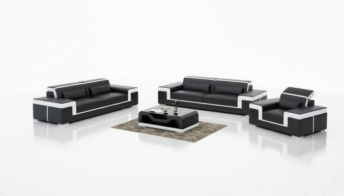 Podkładka Couchen Couch Modern Luxury Zestaw sofowy 3+2+1 miejsce do siedzenia Zestaw Design Sofa Nowość