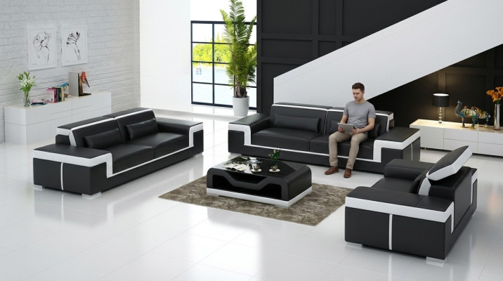 Sofa 3+1+1 Zestaw sofowy miejsce do siedzenia Zestaw Design Podkładka Kanapy Kanapa Modern