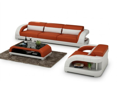Sofa Zestaw sofowy 3+1+1 Zestaw miejsce do siedzenia Design Podkładka Kanapy Kanapa Modern