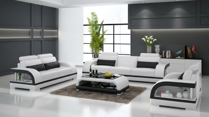 Zestaw sofowy 3+2+1 miejsce do siedzenia Sofa Siedziba Couch Podkładka Nowoczesne Ustawić Kanapy