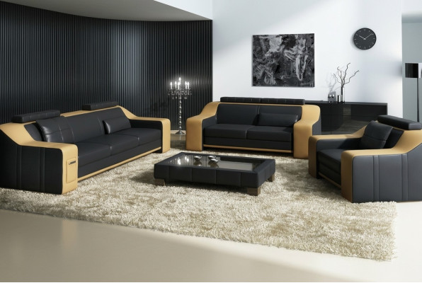 Sofa Zestaw sofowy 3+2 miejsce do siedzenia Zestaw Design Podkładka Couch Modern Ustawić
