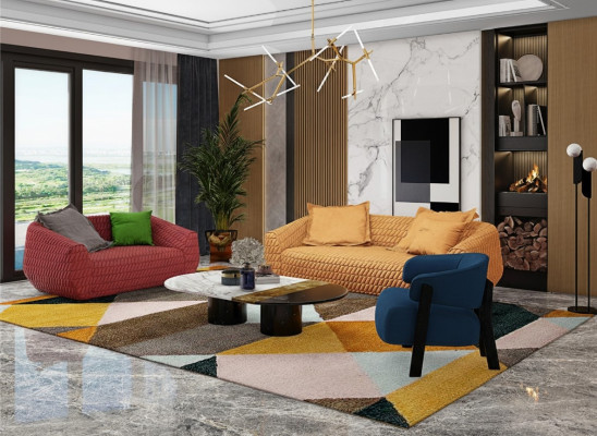 Luksusowy Zestaw sofowy Włókienniczy Podkładka Kanapy Sofa Salon 3+2 Zestaw