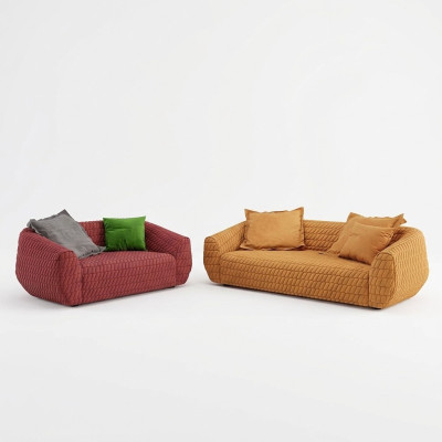 Luksusowy Zestaw sofowy Włókienniczy Podkładka Kanapy Sofa Salon 3+2 Zestaw