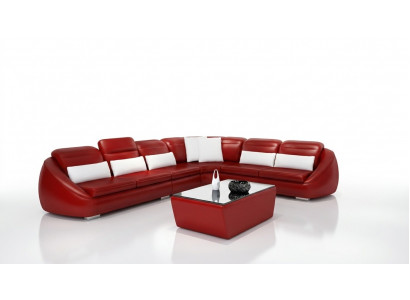 Designerska Sofa Kanapa Narożnikowa kanapa z Stołek Żywy krajobraz Ustawić Podkładkę