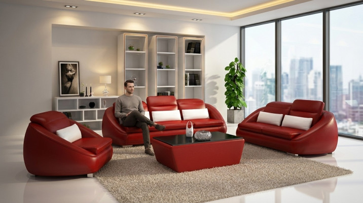 Zestaw sofowy 3+2+1 miejsce do siedzenia Nowoczesny komplet wypoczynkowy Sofa Podkładka Kanapy Kanapa