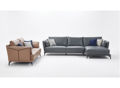 Designerska Sofa Kanapa Ustawić Narożnikowa kanapa z Stołek Podkładka Żywy krajobraz