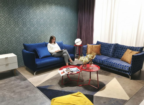 Design Podkładka Luxury Siedziba Sofa Kanapa Włókienniczy Sofa 2 miejsce do siedzenia Nowość