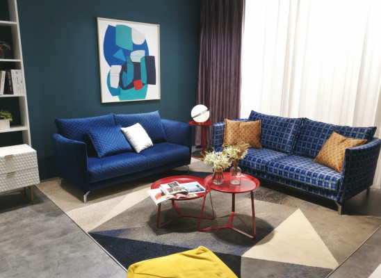 Design Podkładka Luksusowa Siedziba Sofa Kanapa Włókienniczy Sofa 3 miejsce siedzące Materiał Trzyosobowy Aksamit
