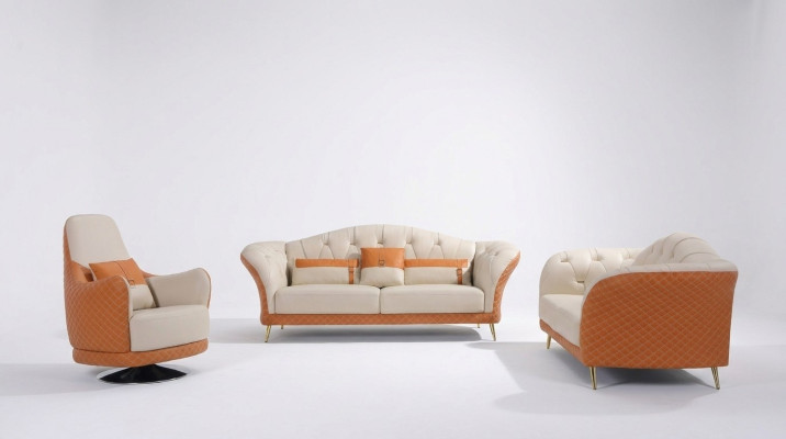 Nowoczesny Zestaw sofowy 3+2+1 miejsce do siedzenia Zestaw Design Sofa Podkładka Kanapa Kanapy