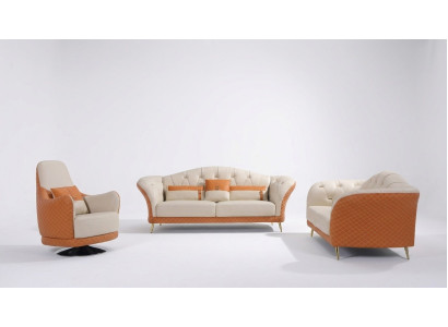 Nowoczesny Zestaw sofowy 3+2+1 miejsce do siedzenia Zestaw Design Sofa Podkładka Kanapa Kanapy