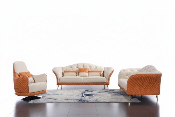 Luksusowe Meble Zestaw sofowy Sofa Podkładka 3+2 grupy wypoczynkowe do salonu