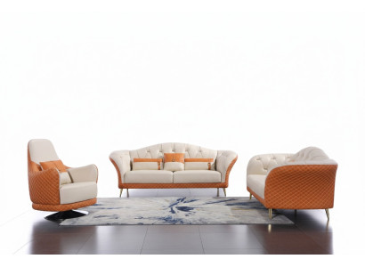 Luksusowe Meble Zestaw sofowy Sofa Podkładka 3+2 grupy wypoczynkowe do salonu
