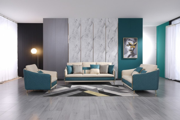 Zestaw sofowy 3+2+1 miejsce do siedzenia Sofa Siedziba Couch Nowoczesna Podkładka Ustawić Kanapy
