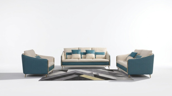Zestaw sofowy 3+2+1 miejsce do siedzenia Sofa Siedziba Couch Nowoczesna Podkładka Ustawić Kanapy
