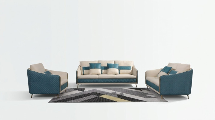 Zestaw sofowy 3+2 miejsce do siedzenia Zestaw Design Sofa Podkładka Kanapy Dekoracja kanapy Modern
