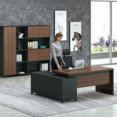 Biurko narożne Biuro Szefa Kuchni Pokój Meble Design Biurka Praktyka