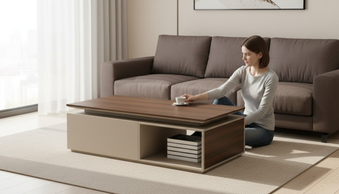 stolik kawowy Nowoczesny Salon Tabela Design stoły Salon Drewno