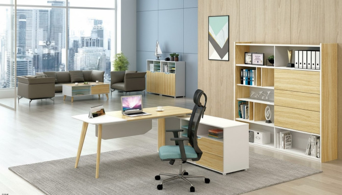 Biurko narożne kanał kablowy home office Tabela Duży stoły boss Biurko