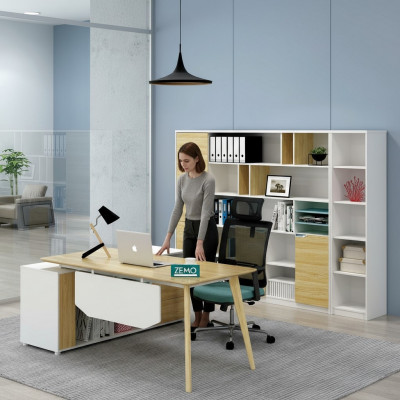 Designerska Szafa Półki ścienne do salonu Szafki Dekoracyjny system biurowy